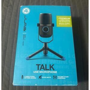 JLab Audio TALK Professional Plug Play USB Microphone Podcast Studio Equipment